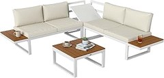 Opciones de Muebles para el Exterior que Sustituyen Sofás Esquineros