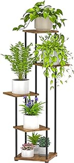 ¿Cuál es el mejor material para soportes de plantas de exterior?