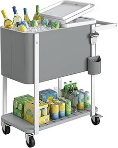 Cómo mantener y limpiar muebles auxiliares de exterior con ruedas