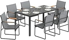 Estilos de conjuntos de comedor exterior resistentes a la intemperie