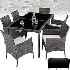 Conjuntos de comedor exterior para 6 personas