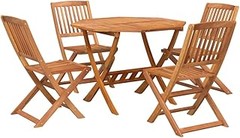 Los mejores conjuntos de comedor exterior plegables para espacios reducidos