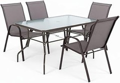 Mejores descuentos en conjuntos de comedor exterior de resina