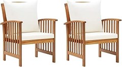 ¿Cuánto cuestan las sillas de exterior con cojines?