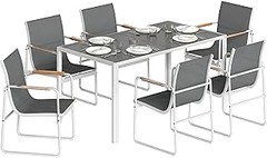 ¿Cuáles son los precios de los conjuntos de comedor exterior de resina?