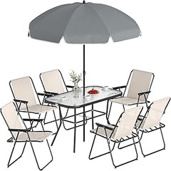 Conjuntos de comedor exterior plegables