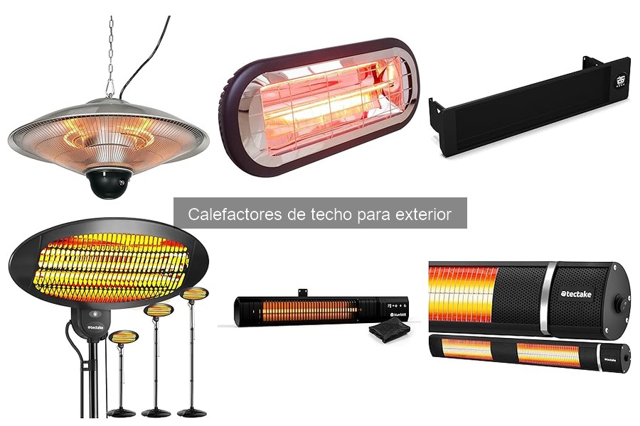 Alternativas a calefactores de techo para exteriores