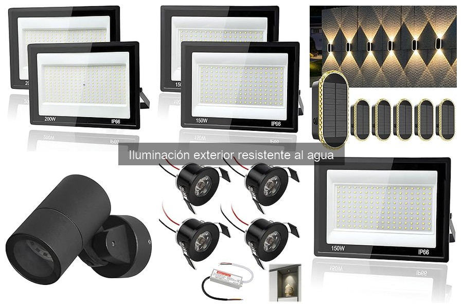 Alternativas a la iluminación exterior resistente al agua