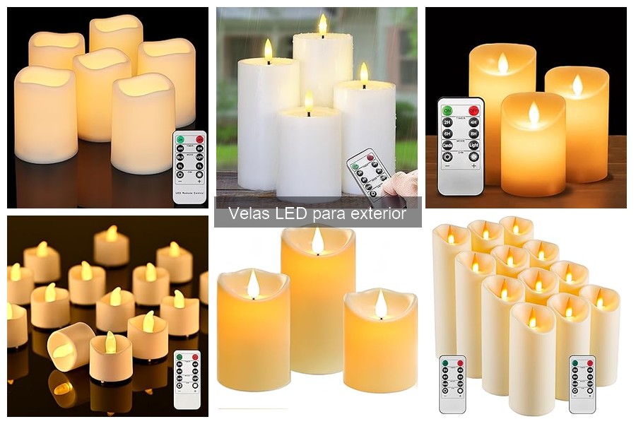 Alternativas a las velas LED para iluminar tu exterior