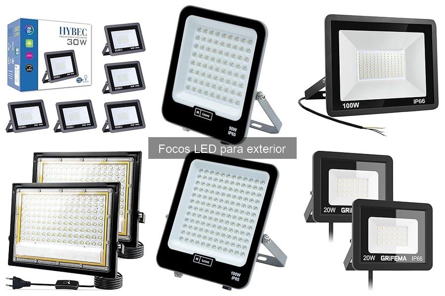 Alternativas a los focos LED para exteriores: opciones y comparativa