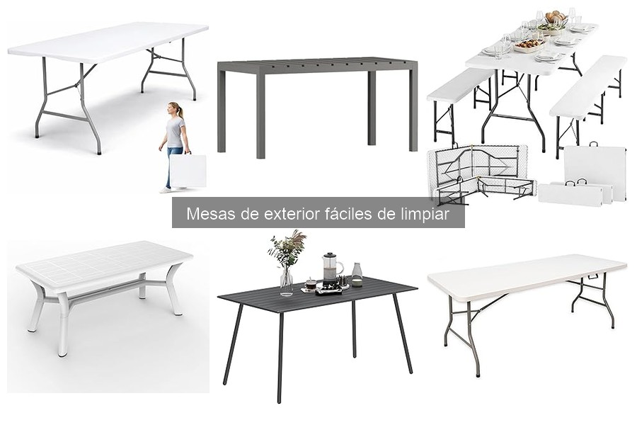 Alternativas a Mesas de Exterior de Bajo Mantenimiento