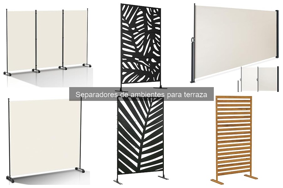 Alternativas a Separadores de Ambientes para Terraza