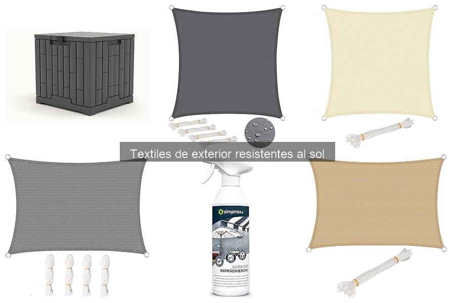 Alternativas a textiles de exterior resistentes al sol
