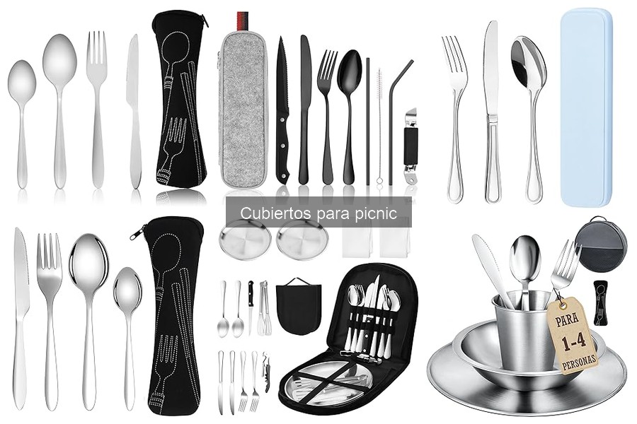 Alternativas innovadoras a los cubiertos para picnic