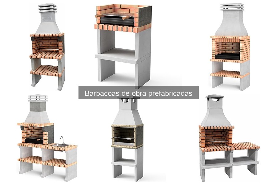 Barbacoas de obra prefabricadas para espacios pequeños