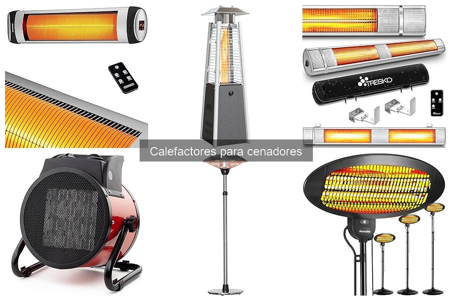 Calefactores eléctricos vs de gas para cenadores: ¿cuál elegir?