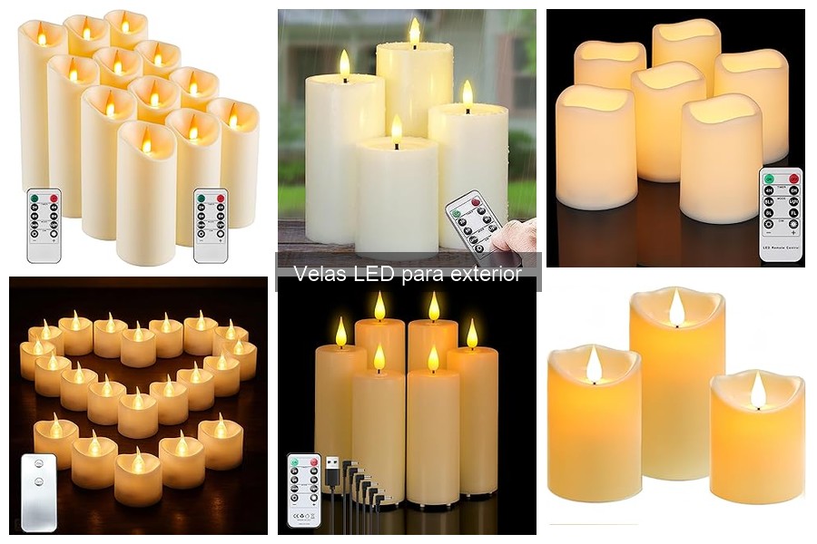 Características Esenciales de las Velas LED para Exterior