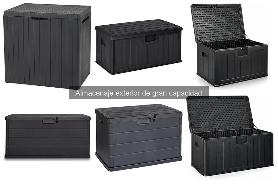 Cómo elegir el mejor almacenaje exterior de gran capacidad