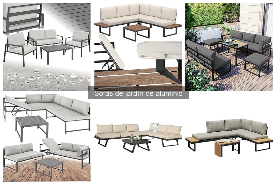 Cómo elegir el sofá de jardín de aluminio adecuado