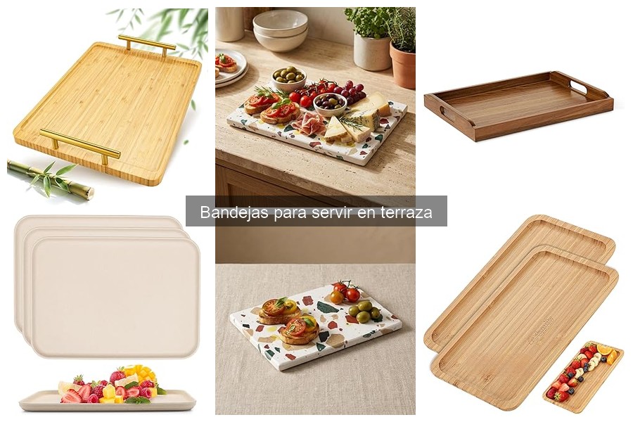 Cómo elegir la mejor bandeja para servir en terraza