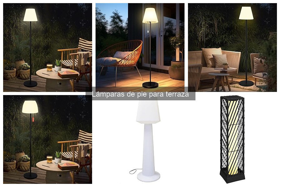 Cómo elegir la mejor lámpara de pie para terraza