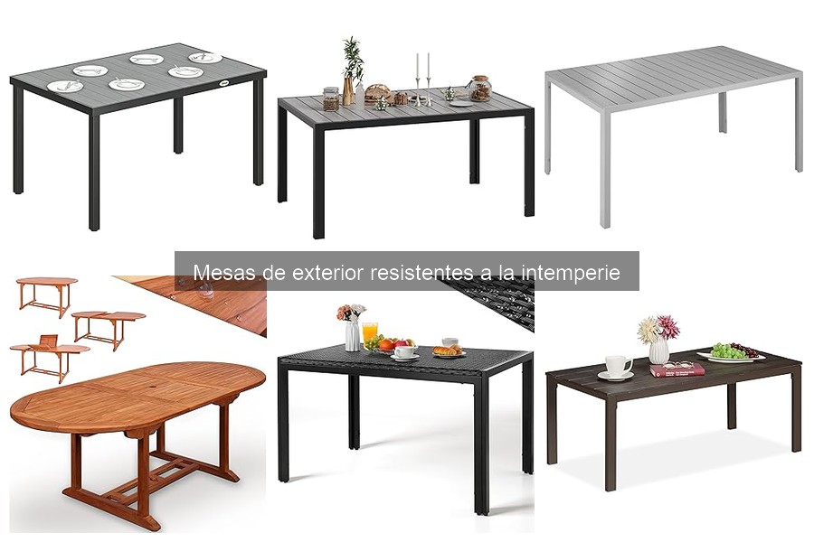Cómo elegir la mesa de exterior ideal para tu terraza