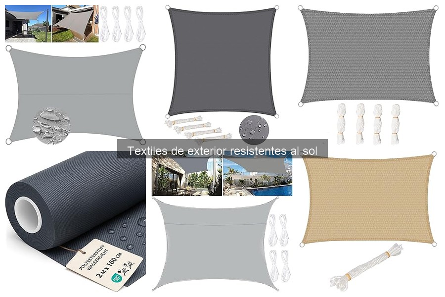 Cómo instalar textiles de exterior resistentes al sol