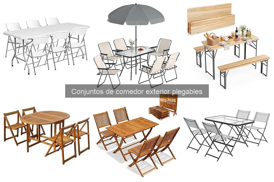 Cómo instalar un conjunto de comedor exterior plegable