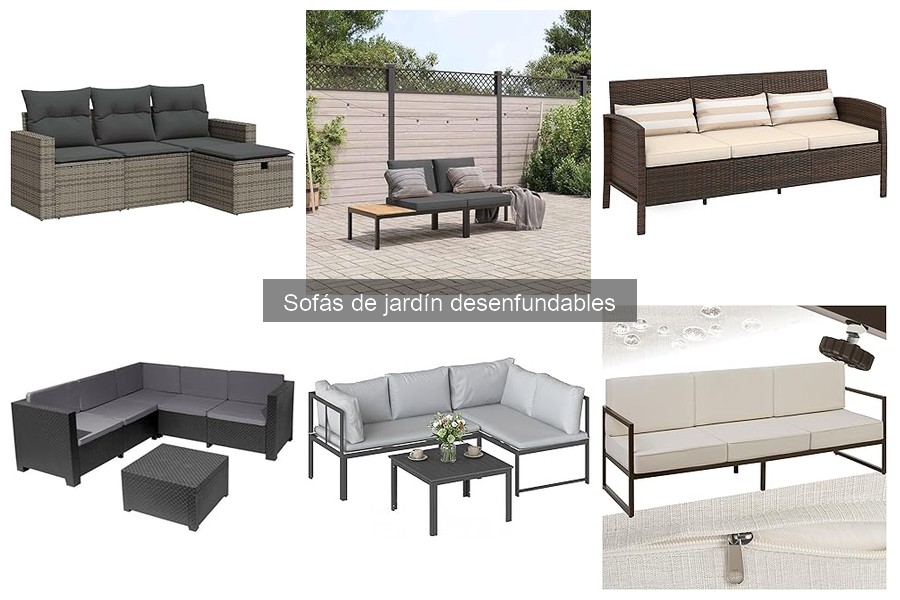 Cómo instalar un sofá de jardín desenfundable fácilmente