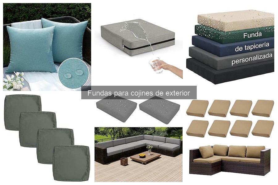 Cómo limpiar fundas para cojines de exterior fácilmente