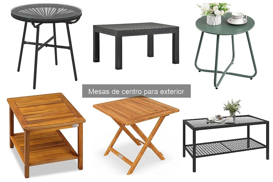 Cómo limpiar y mantener mesas de centro para exterior