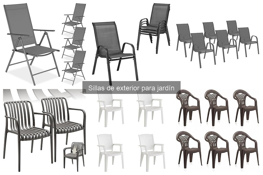 Cómo limpiar y mantener sillas de exterior para jardín