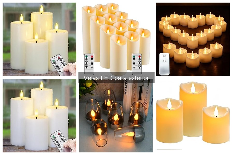 Cómo mantener tus velas LED para exterior y prolongar su vida