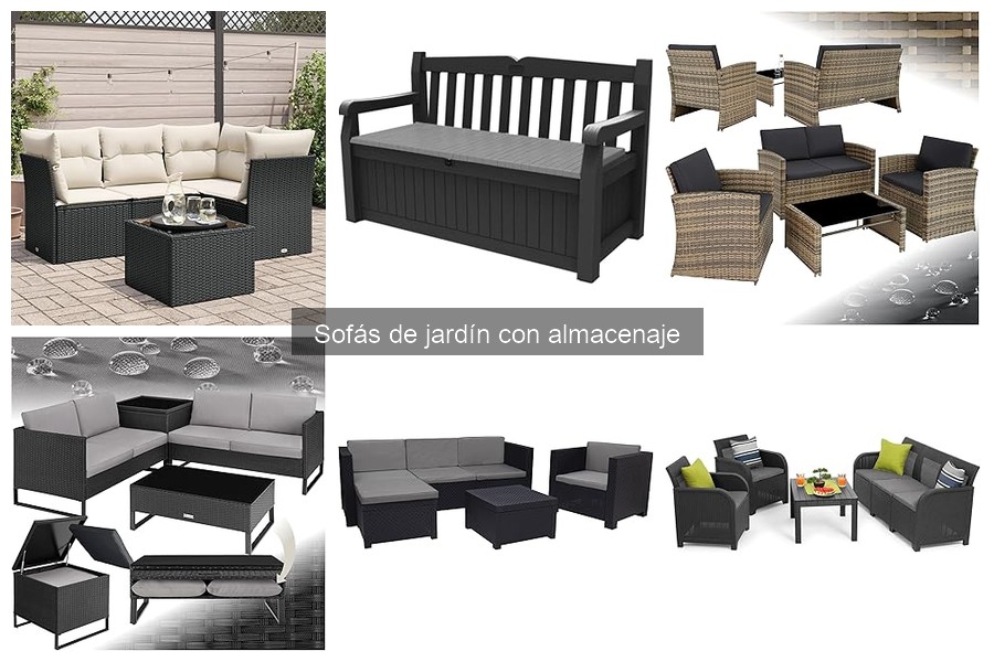Cómo mantener un sofá de jardín con almacenaje eficazmente
