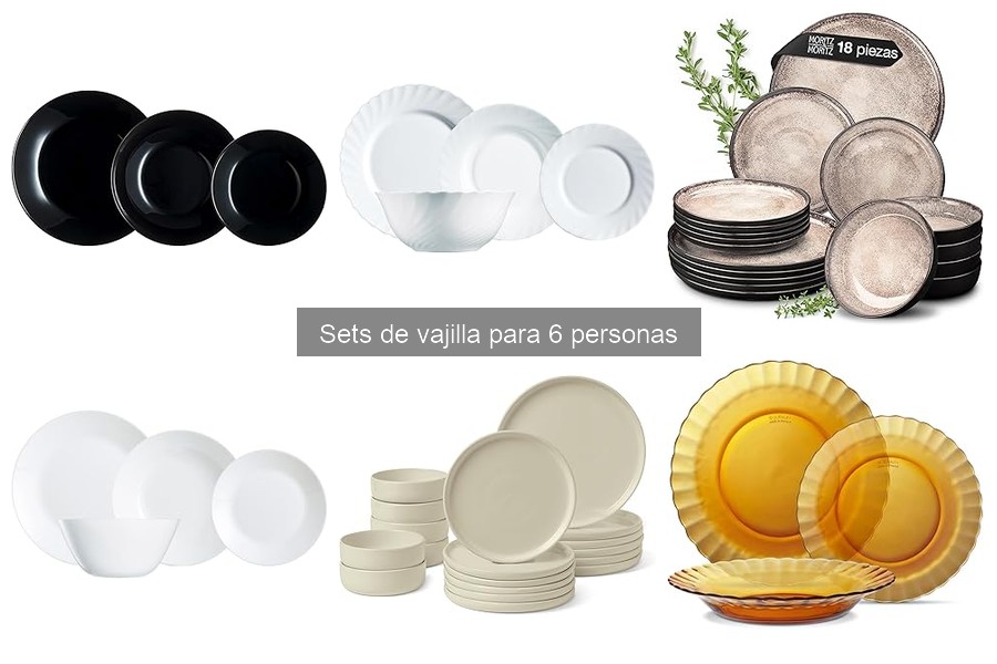 Cómo organizar una cena perfecta con vajilla para 6 personas
