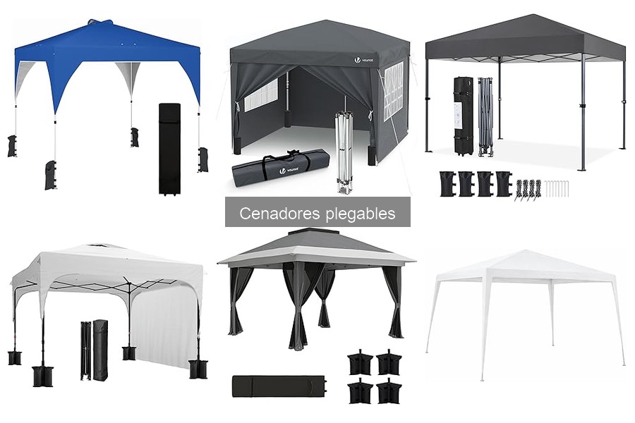 Comparativa: Cenadores Plegables vs Carpas para Exteriores