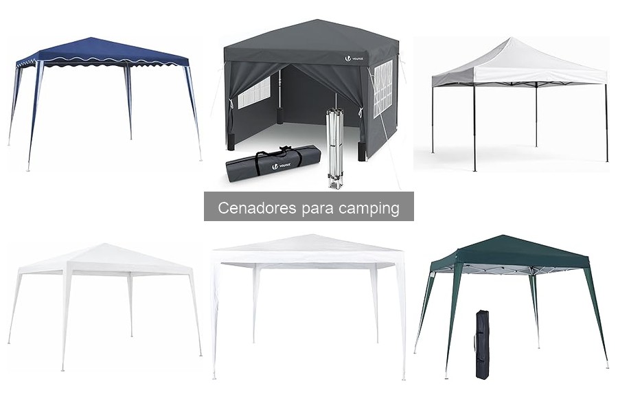 Comparativa de cenadores plegables y fijos para camping