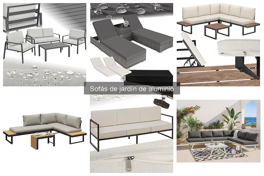 Comparativa de los Mejores Sofás de Jardín de Aluminio