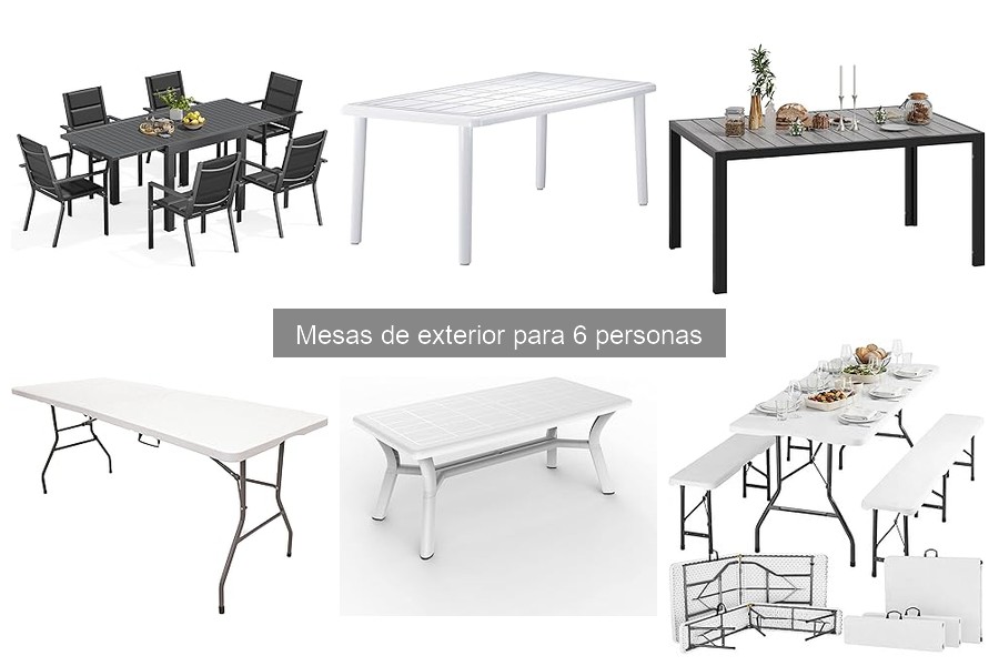 Comparativa: Mesas de madera vs metal para exterior