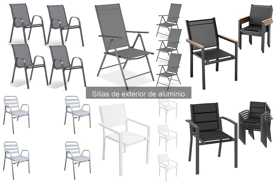 Comparativa: Sillas de Exterior de Aluminio vs. Madera