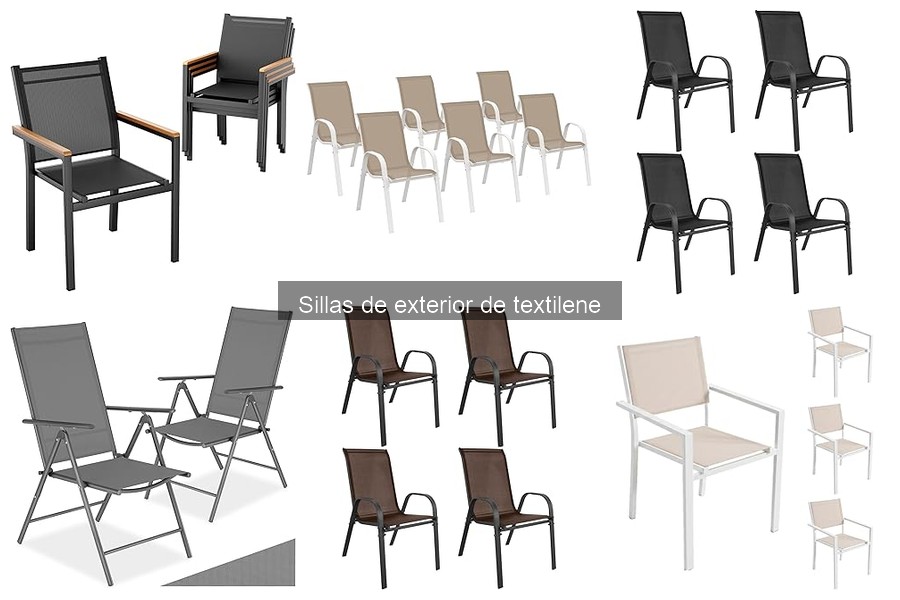 Comparativa: Sillas de Textilene vs. Sillas de Resina para Exterior