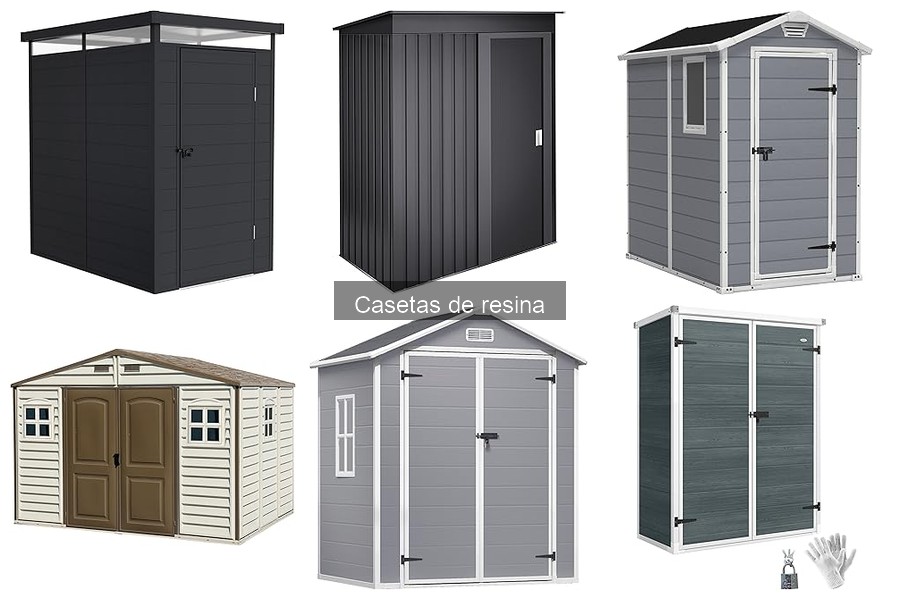 Diseño de casetas de resina: opciones para tu jardín