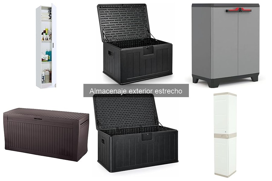 Dónde comprar almacenaje exterior estrecho a buen precio