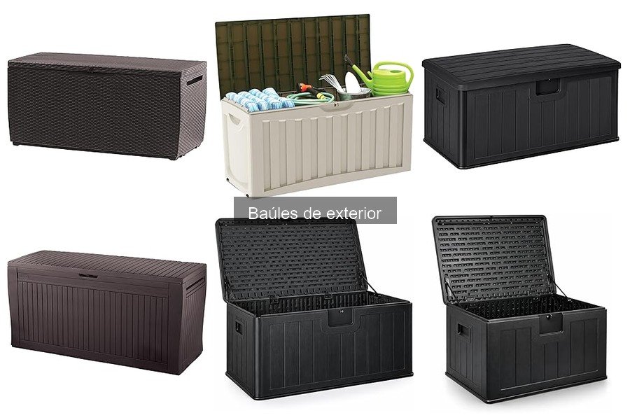 Dónde comprar baúles de exterior a buen precio