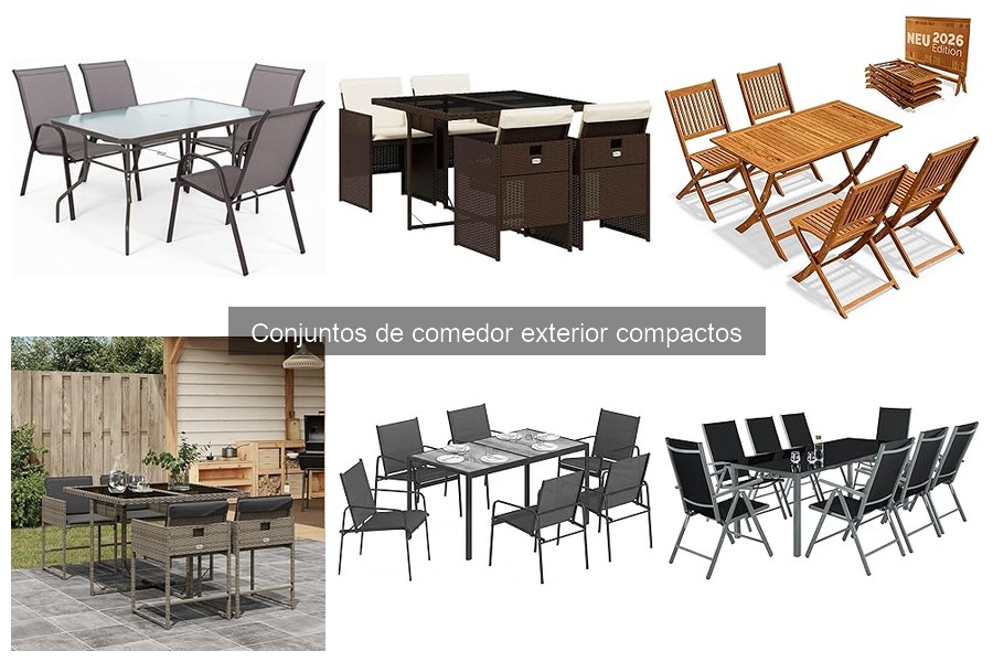 Dónde comprar conjuntos de comedor exterior compactos