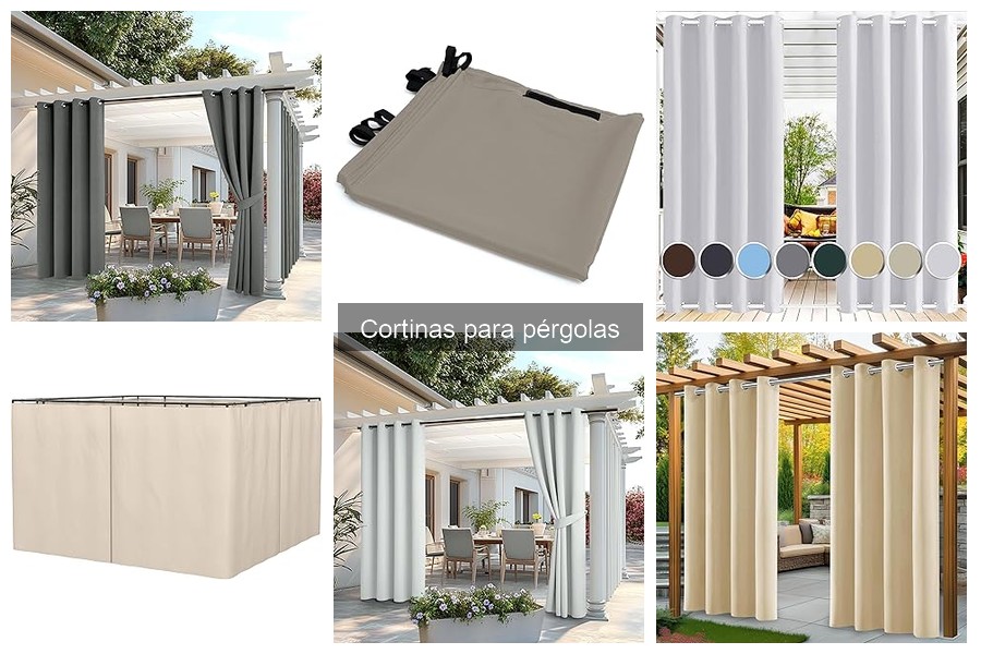 Dónde comprar cortinas para pérgolas online: las mejores opciones