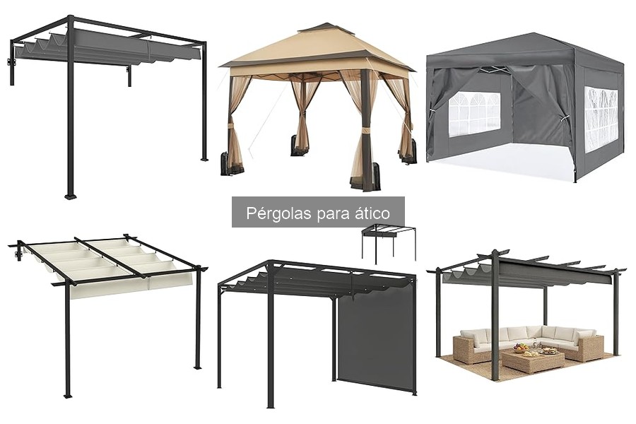 Dónde comprar pérgolas para ático online: precios y opciones