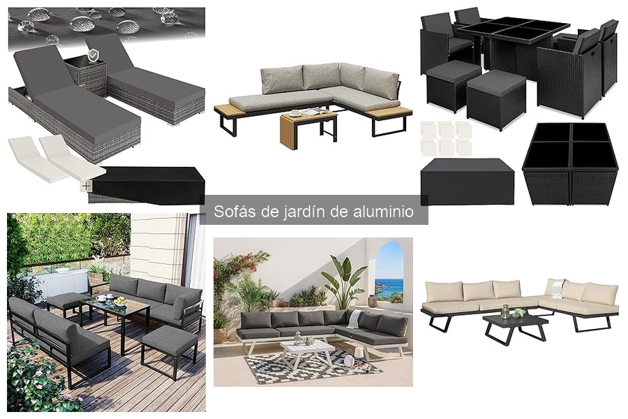 Dónde comprar sofás de jardín de aluminio: Tiendas y opciones