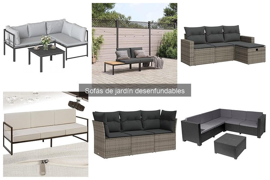 Dónde comprar sofás de jardín desenfundables a buen precio