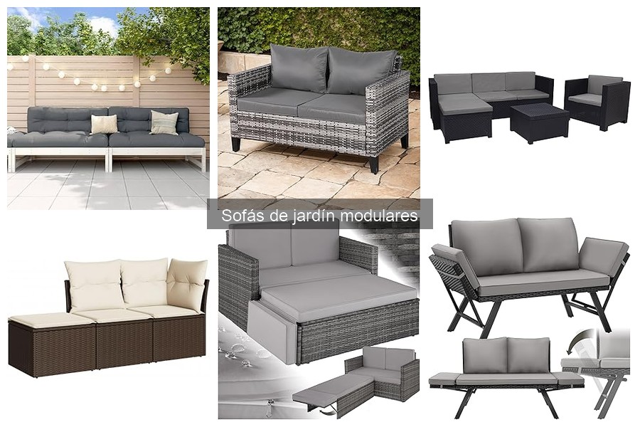 Dónde comprar sofás de jardín modulares en línea